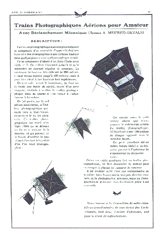 Sistema KAP "L� Aerophoto" de A. Gomes (1910)